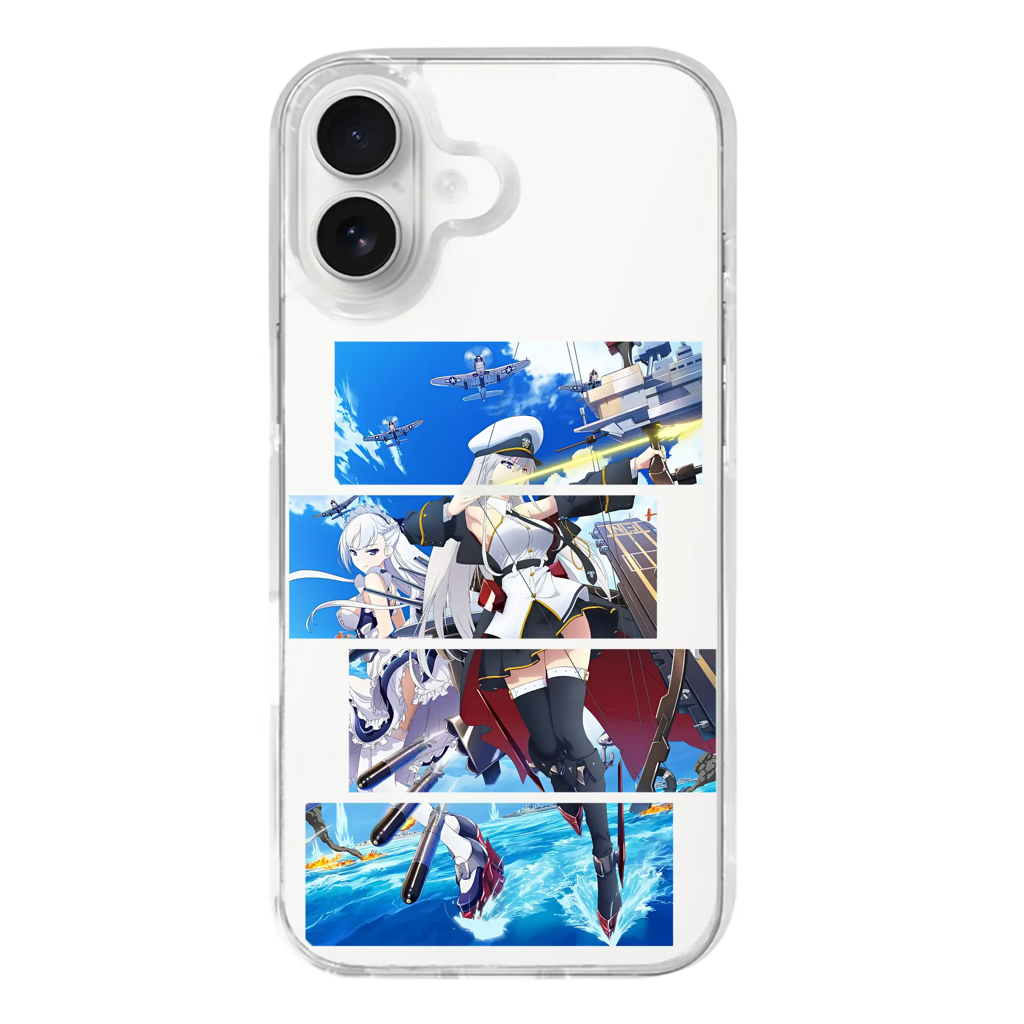 アズールレーン グッズ,エンタープライズ - iPhone 17シリーズ 透明スマホケース – 薄型・耐衝撃・精密フィット保護カバー